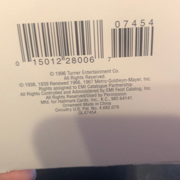 Wizard of Oz Hallmark Vintage Keepsake Ornament - Picture 7 of 7